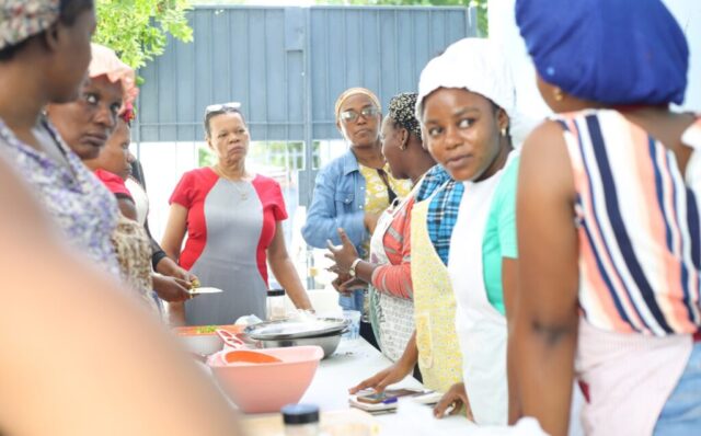 Cours de cuisine communautaire