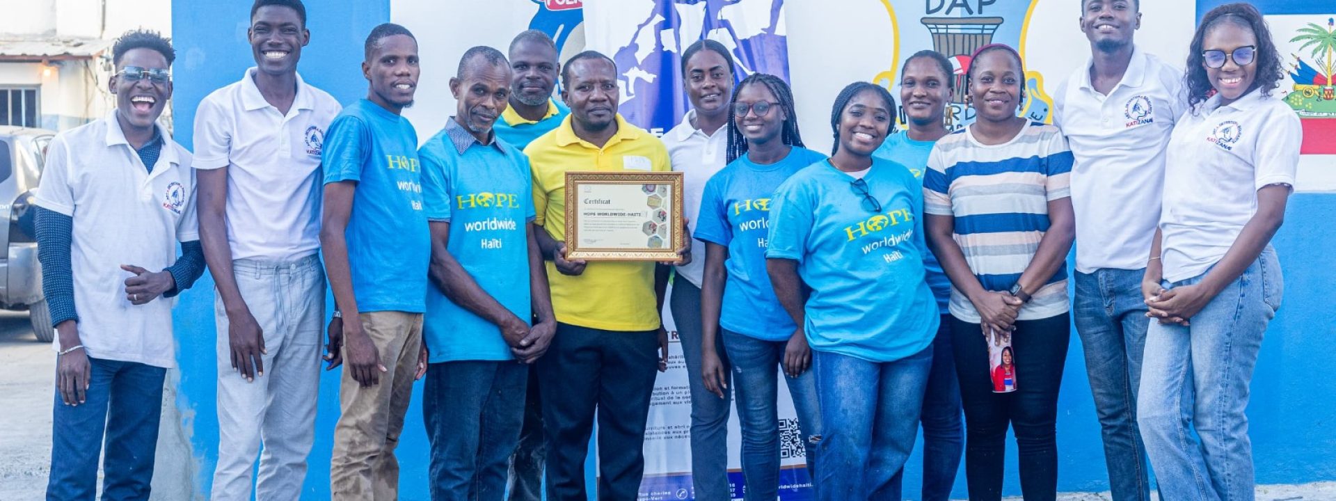 Remise de certificat HOPE worldwide